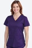 7459 V-NECK SHIRTTAIL TOP (Size: 2X-3X)